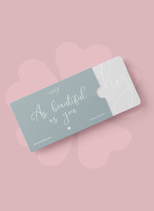  Green Matchy Mumma gift card sits against pink background